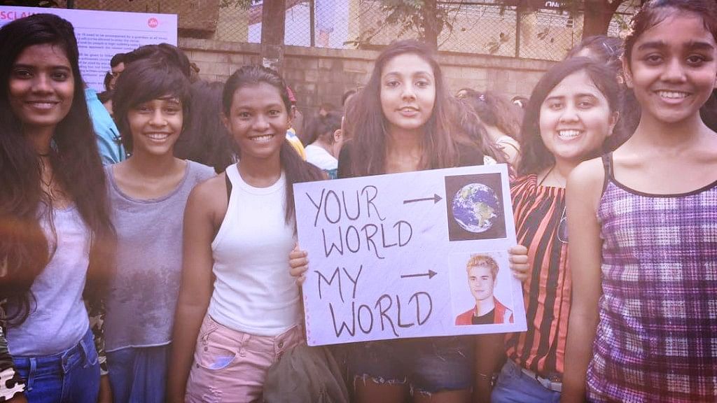 Justin make these Beliebers’ world go round. (Photo: The Quint)
