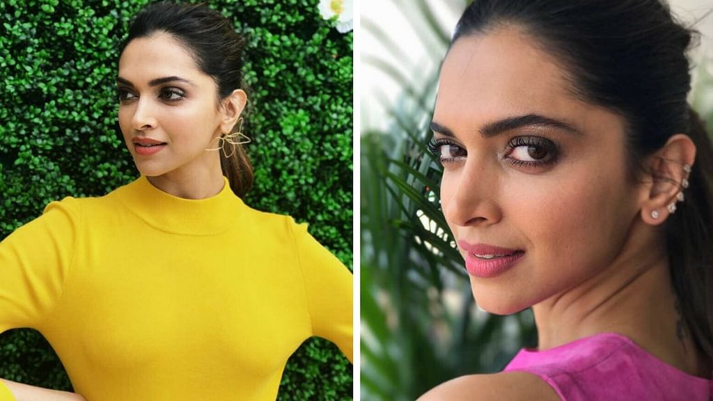 Deepika Padukone in two vibrant looks on day two in Cannes . (Photo courtesy: L’OReal)