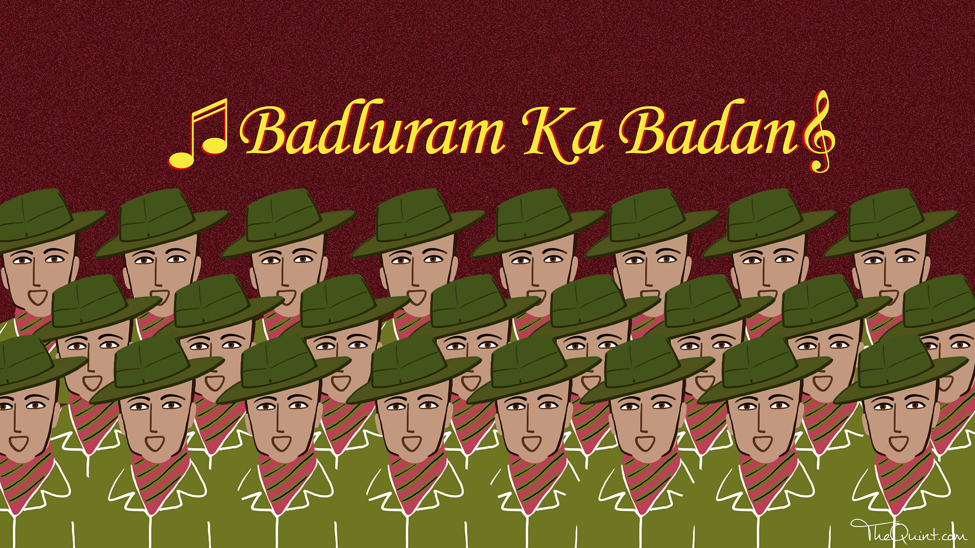 Badluram ka Badan, the regimental march song 