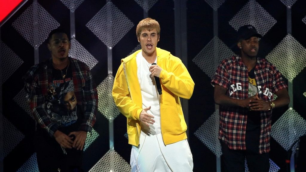 Bieber performs at iHeartRadio Jingle Ball concert at Staples Center in Los Angeles. (Photo Courtesy: Reuters)