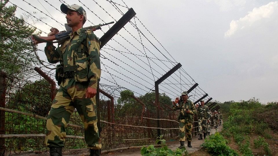 India’s Border Security Force (BSF) soldiers on patrol. (Photo: Reuters)