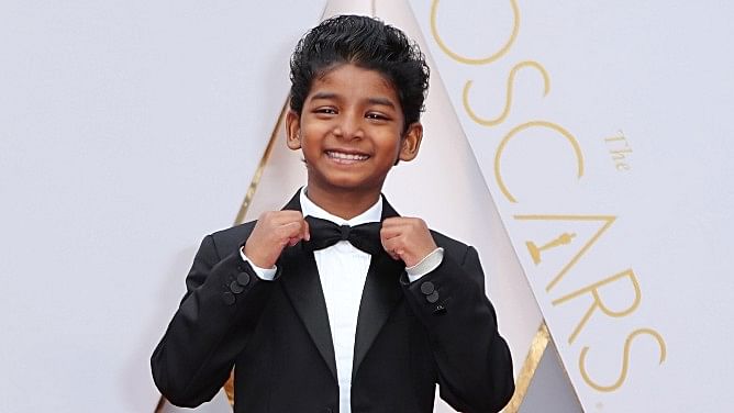 Little Sunny Pawar at the Oscars earlier this year. (Photo: Reuters)
