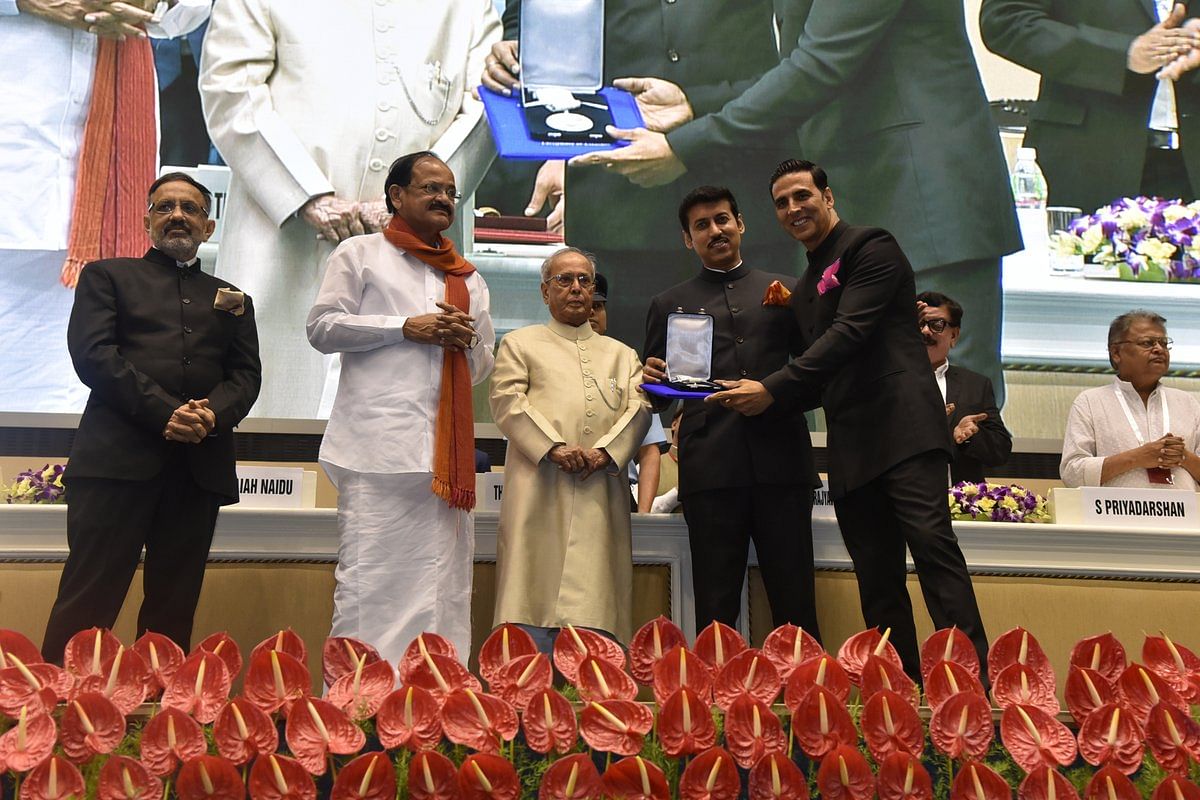 Akshay Kumar and Sonam Kapoor receive their first national award.