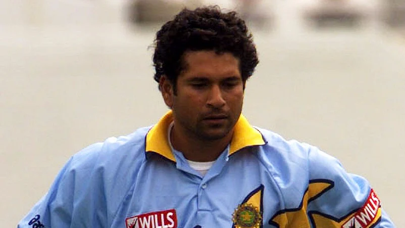 Sachin Tendulkar fields during a match in the 1999 World Cup. (Photo: Reuters)