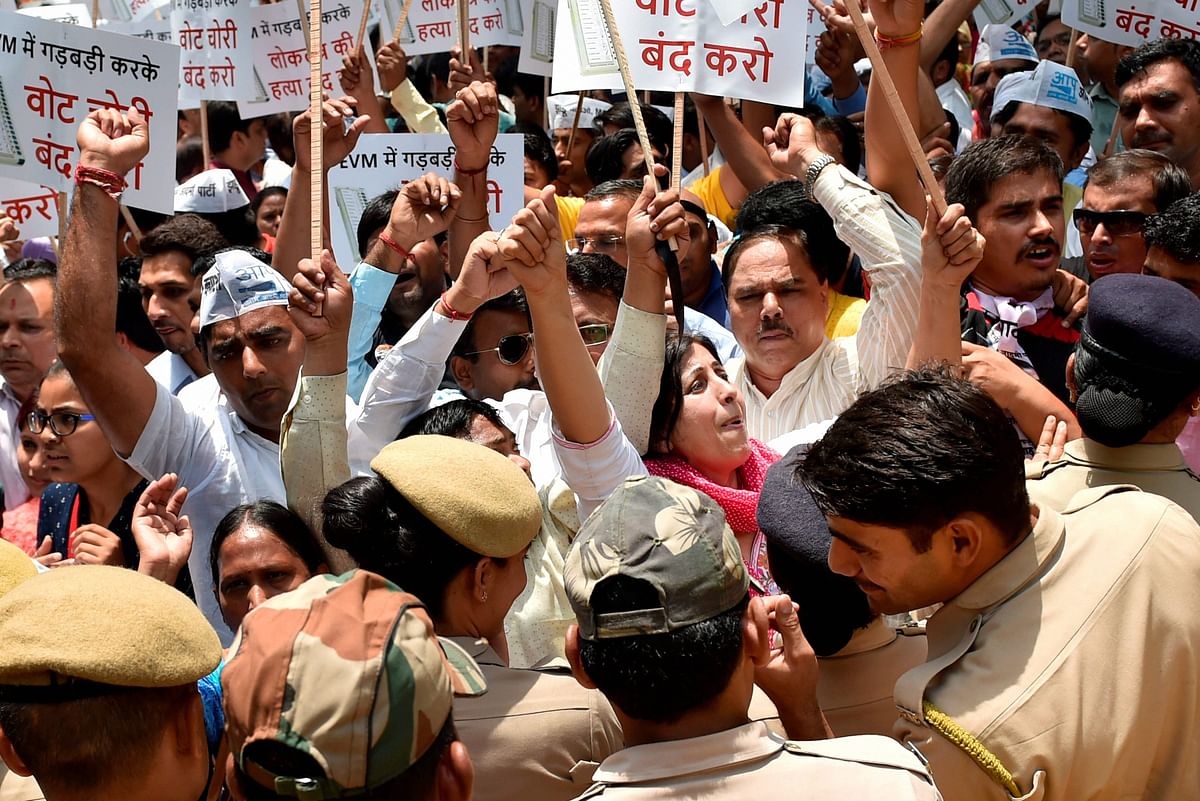 

Called the ‘Save Democracy Campaign’, the protests are being led by senior party leader Gopal Rai.