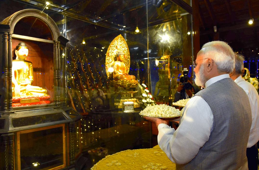 PM Modi will participate in the biggest festival of Buddhists called International Vesak Day on Friday.