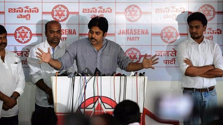 The actor also announced that he will contest from Andhra’s Anantapur district in the 2019 elections. (Photo: The News Minute)