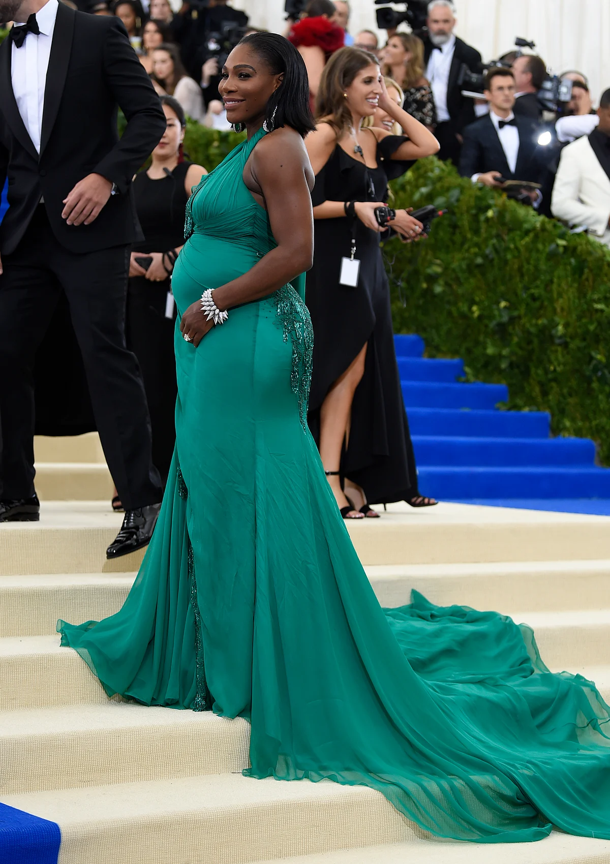 Serena Williams at The Metropolitan Museum of Art’s Costume Institute benefit gala. (Photo: AP)