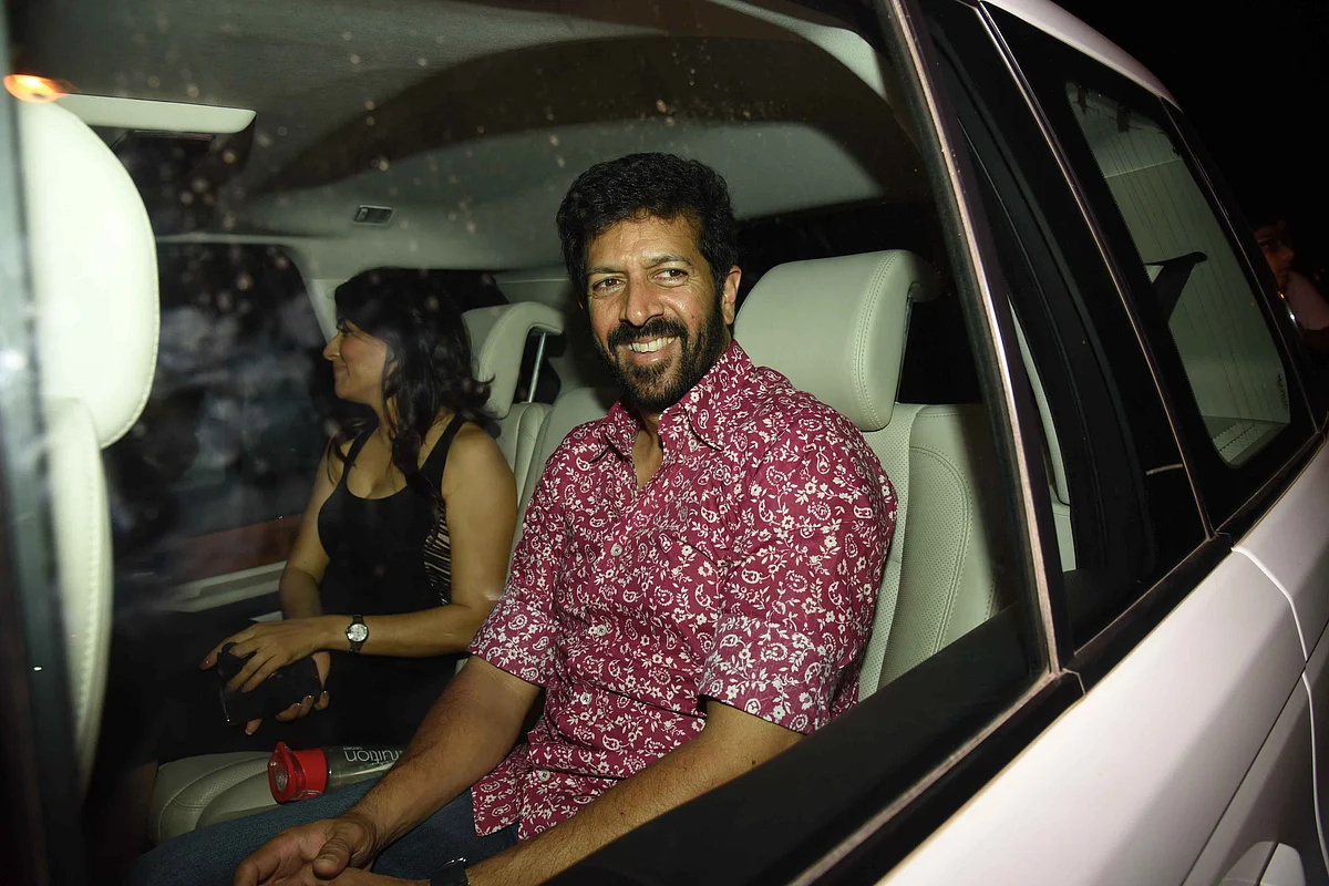 Director Kabir Khan with wife Mini Mathur. (Photo: Yogen Shah)