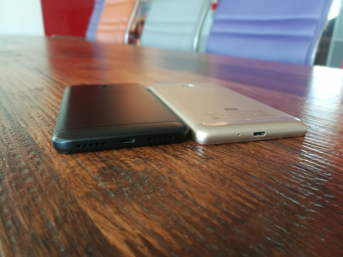 Both the Redmi phones come with microUSB port. 