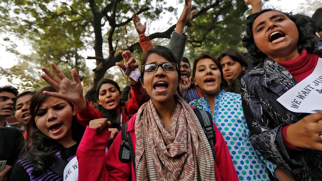 A file photo of protesters demanding justice in the Nirbhaya case. (Photo: Reuters)