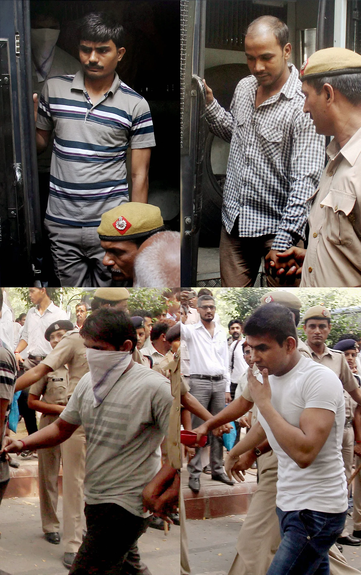 The four men convicted in the case. (Photo: PTI)