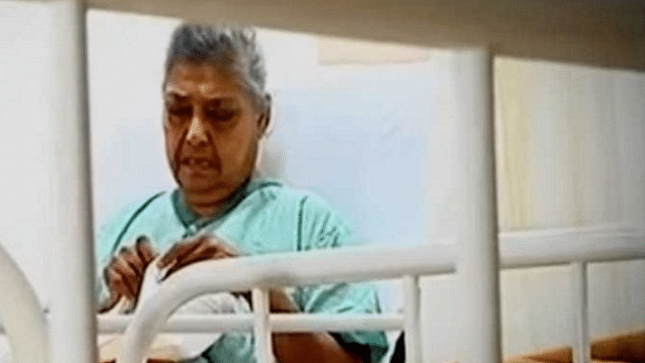 Mumbai resident Geeta Kapoor was abandoned in hospital by her son. (Photo courtesy: Twitter)