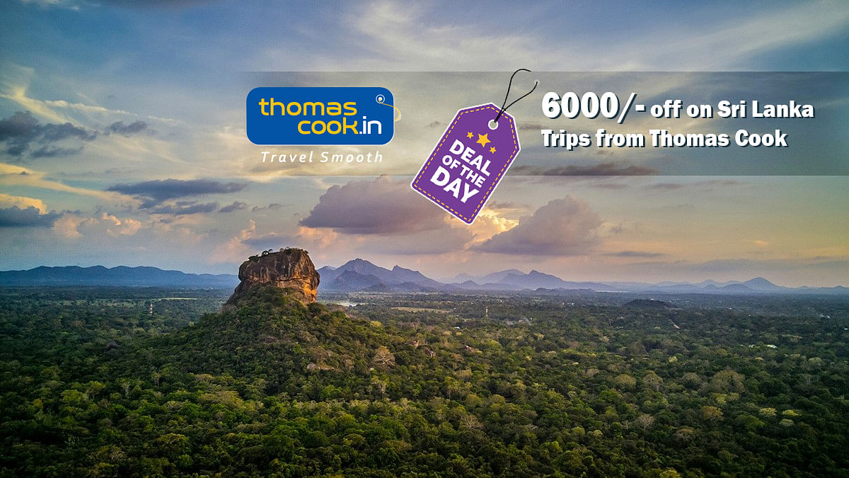 Paradise awaits you in Sri Lanka. (Photo: Thomas Cook/ Altered by The Quint)&nbsp;