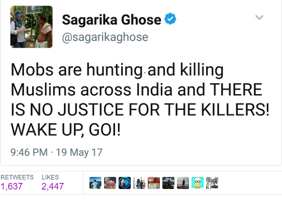 The trolling that followed forced Ghose to delete her tweet after some time and apologise for hurting sentiments.