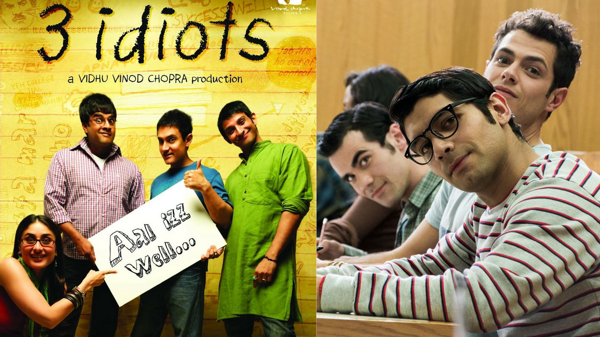 <i>3 Idiots </i>and <i>3 Idiotas.</i>