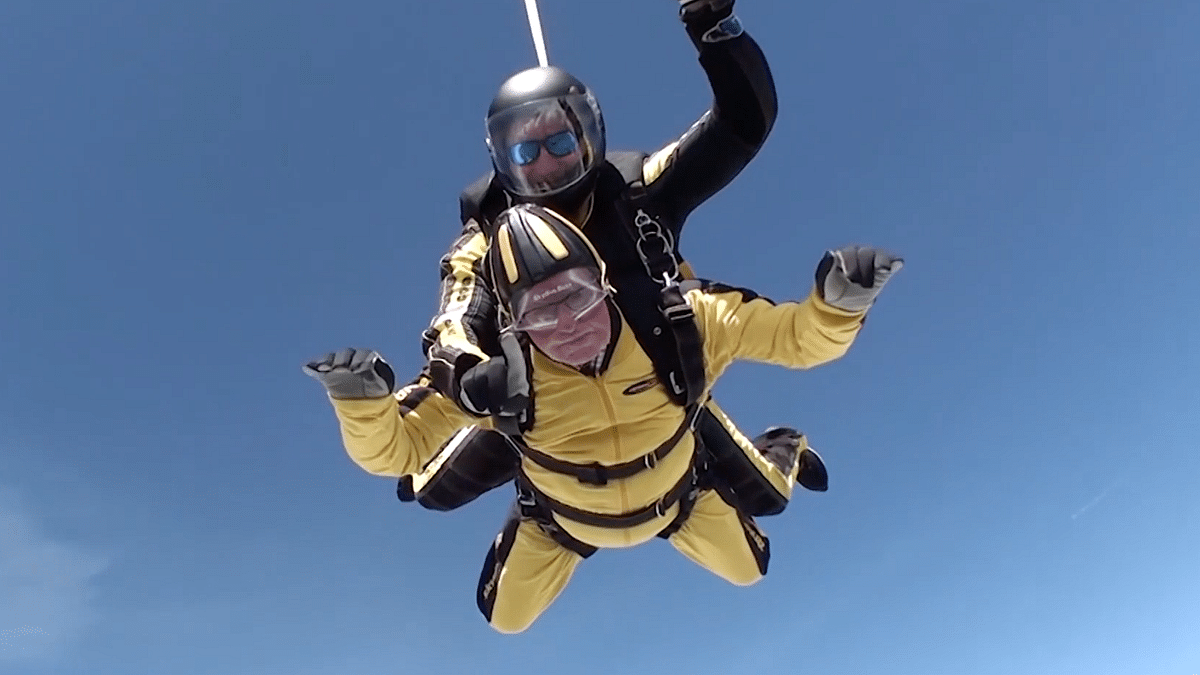  War Hero, 101, Sets Record as the World’s Oldest Tandem Skydiver