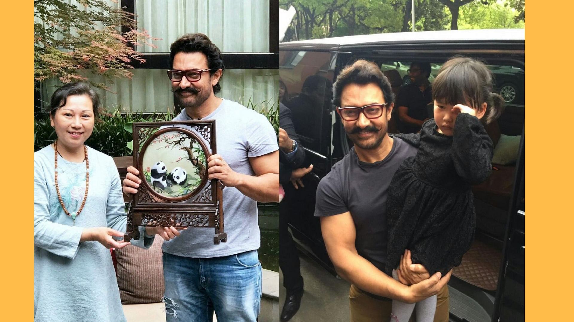 Aamir Khan is winning over China with <i>Dangal. </i>(Photos courtesy: Twitter)