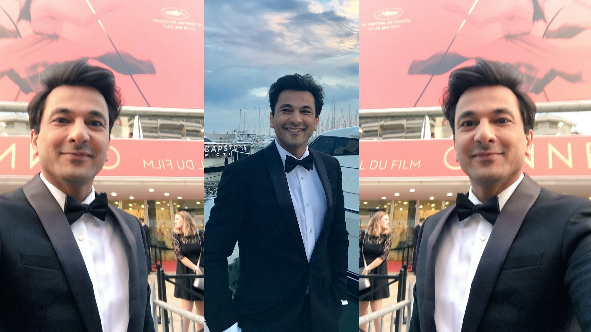 Vikas Khanna at Cannes. (Photo courtesy: Twitter)