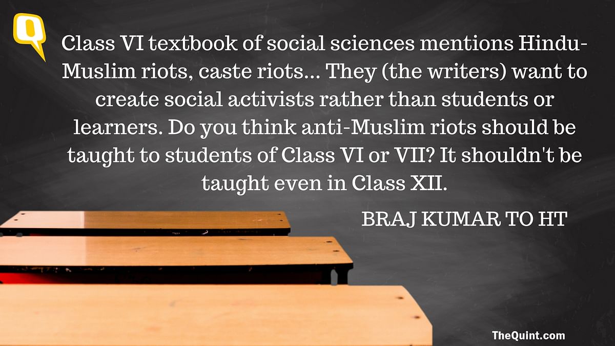 ICSSR chief feels textbook writers want to create social activists instead of learners or students.