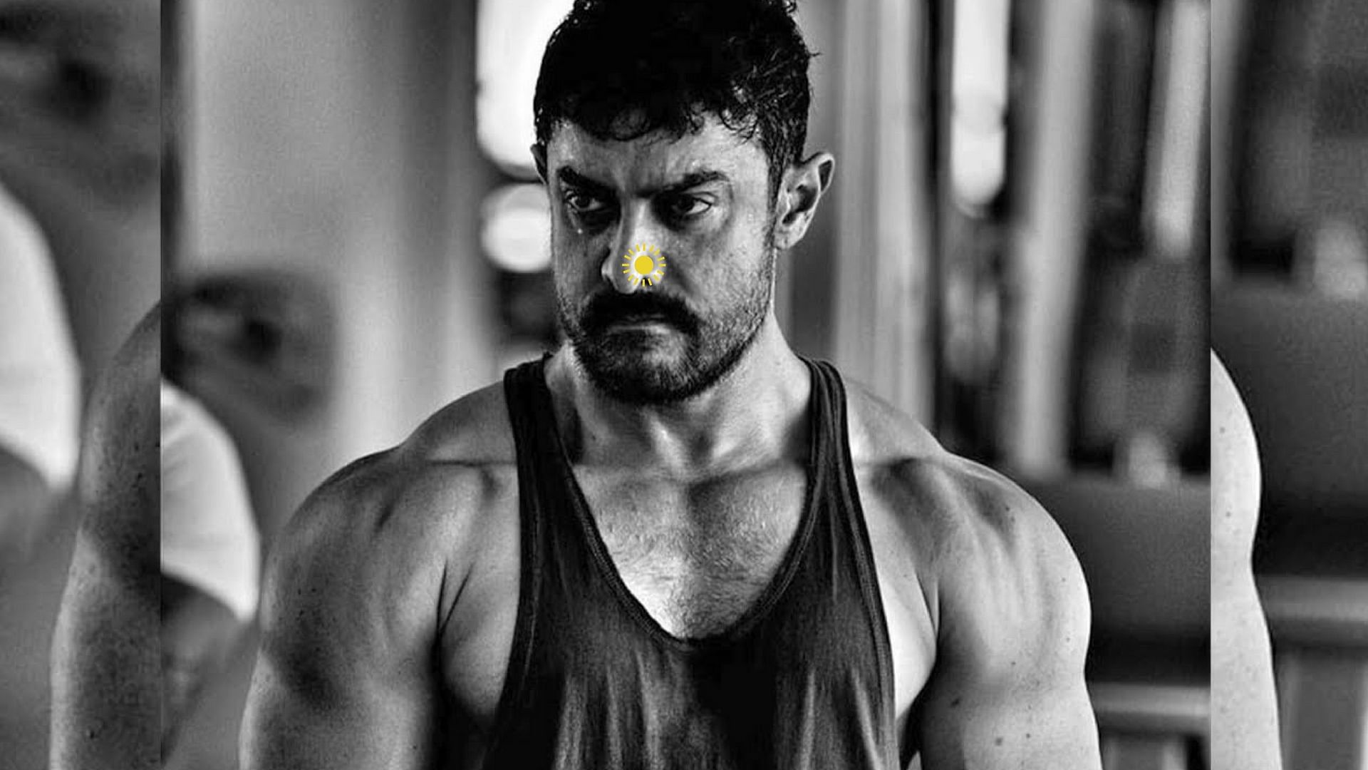 Is Aamir Khan’s new nose pin look for his next film <i>Thugs of Hindostan</i>? (Photo courtesy: UTV Motion Pictures; altered by The Quint)