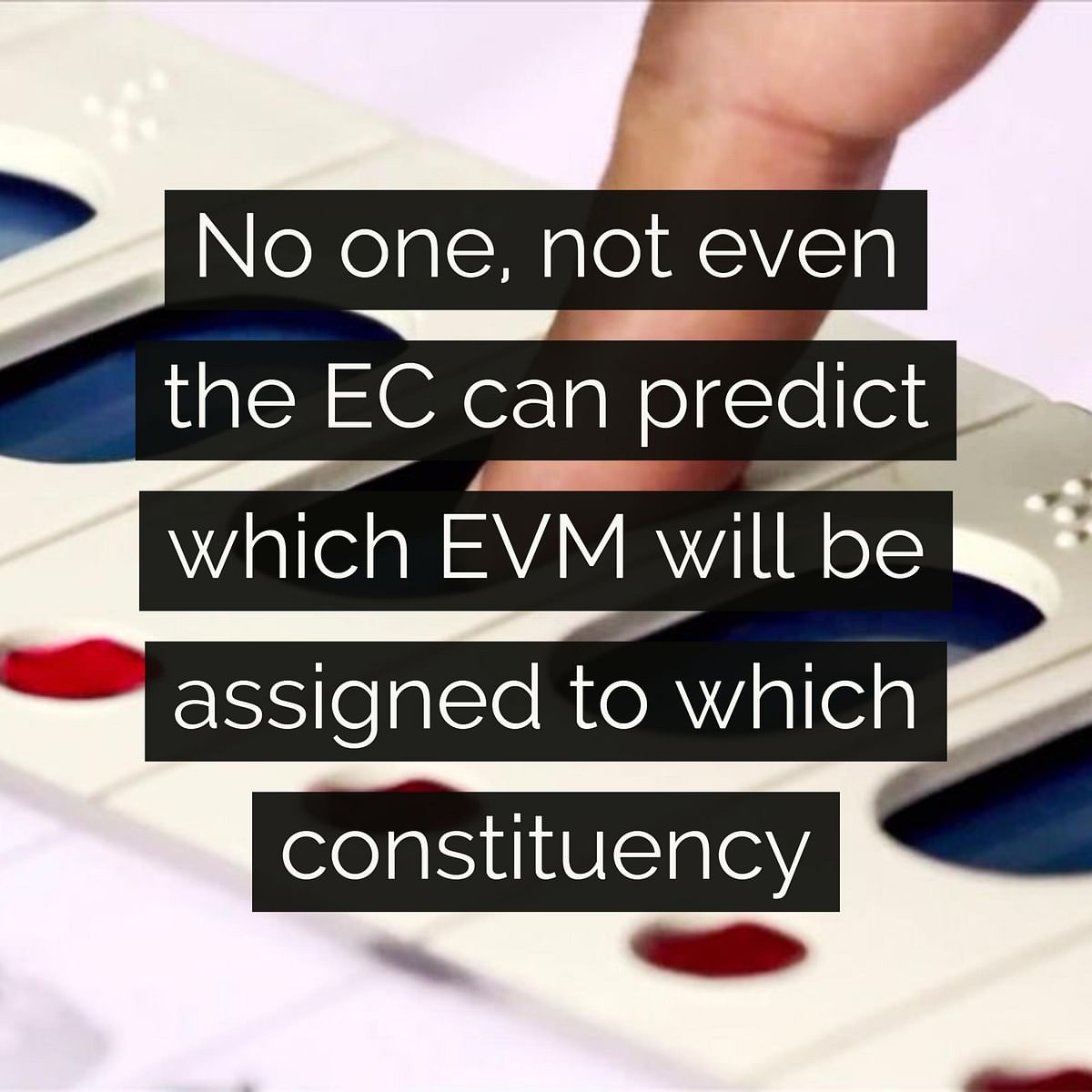 Here’s the Election Commission’s defence of their EVMs, stating the measures taken to ensure they are tamper-proof.