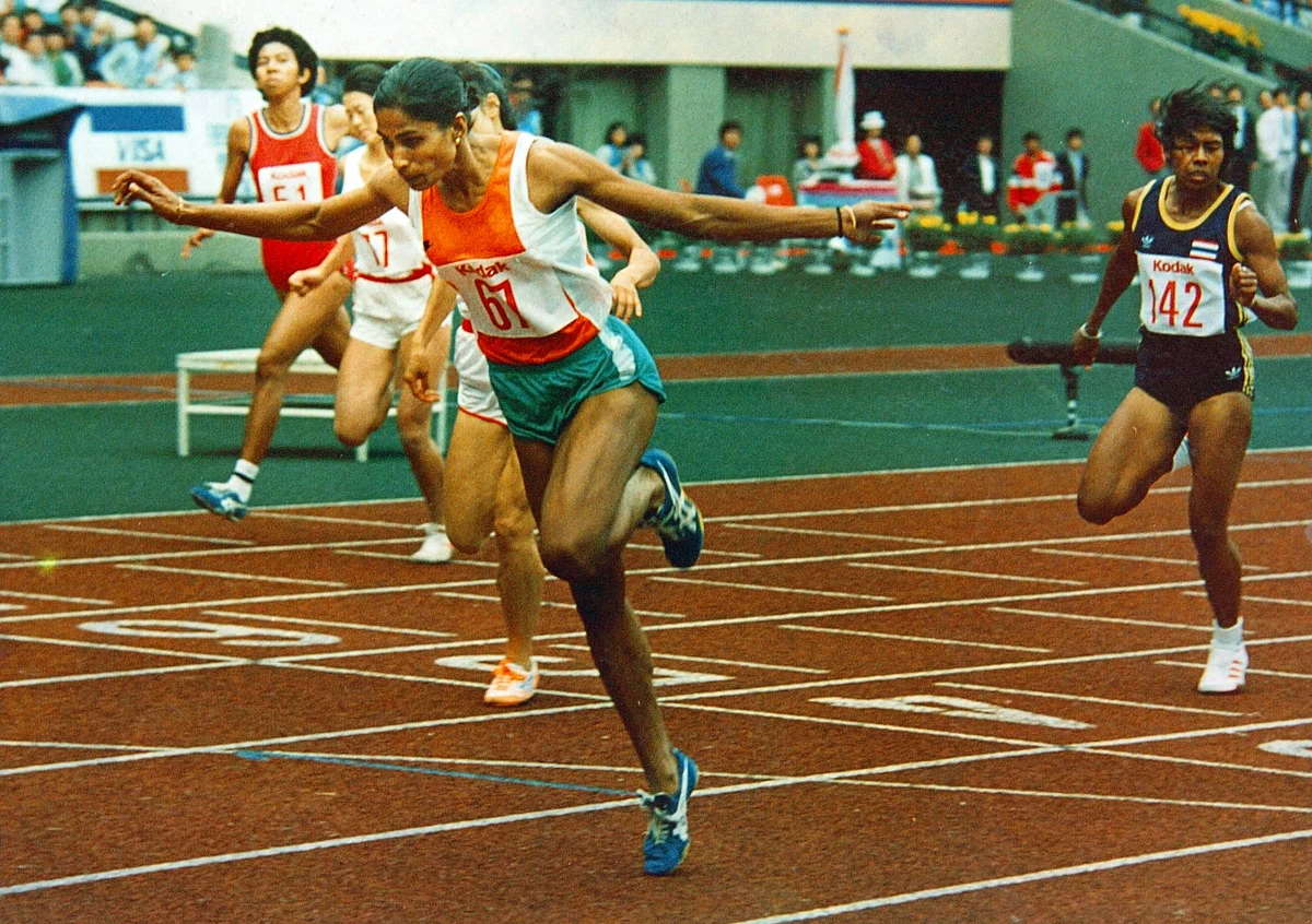 PT Usha won four medals at the 1986 Asian Games. (Photo Courtesy: Facebook/<a href="https://www.facebook.com/PT.UshaOfficial/photos/a.1457610841164016.1073741826.1456831277908639/1532110273714072/?type=3&theater">PT Usha</a>)