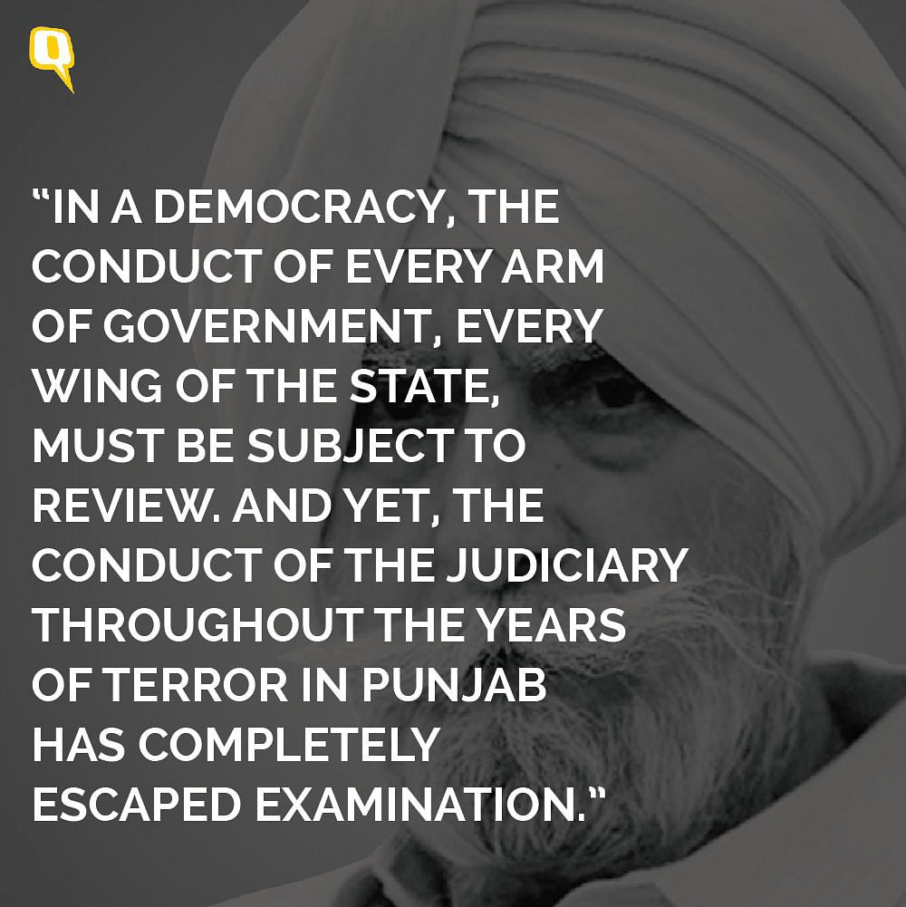 In the 1997 letter to the then PM IK Gujral, KPS Gill defended the men who were involved in the anti-Khalistan ops. 