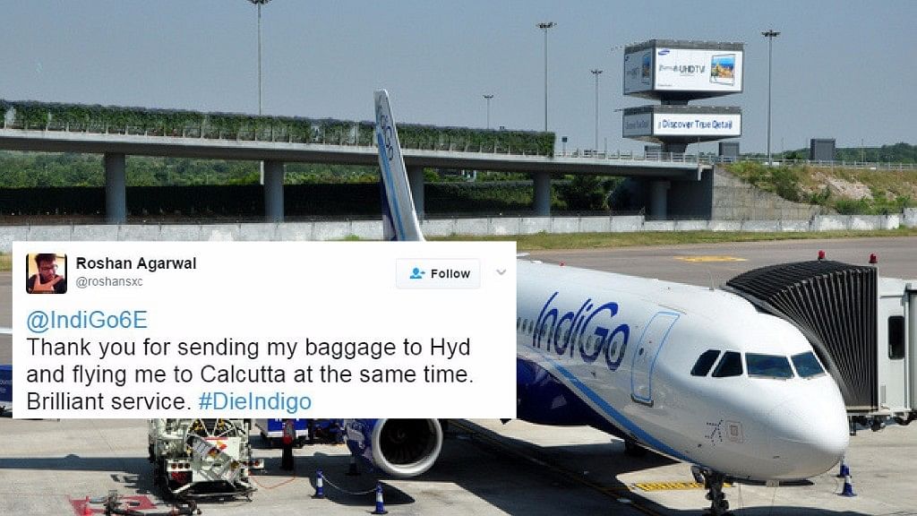 Man Tweets After Losing Luggage, Indigo Misses the Jibe