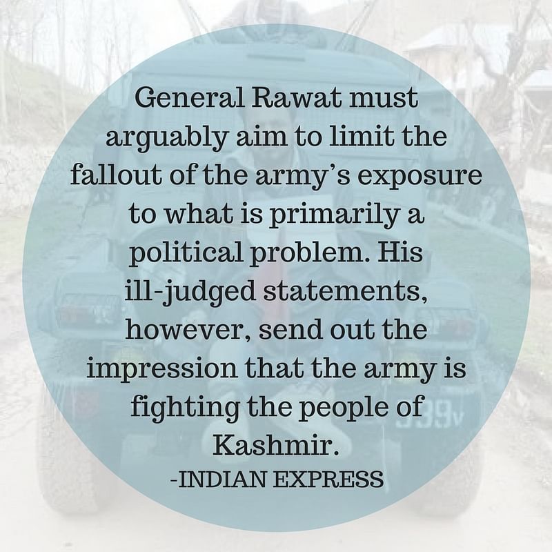 This is what the editorials of newspapers had to say on General Rawat’s “dirty proxy war” comment.