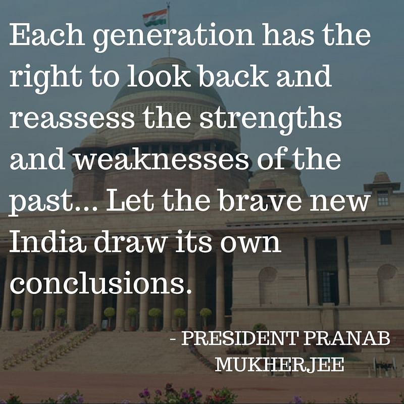 President Pranab Mukherjee spoke at the Ramnath Goenka Memorial Lecture on Thursday.