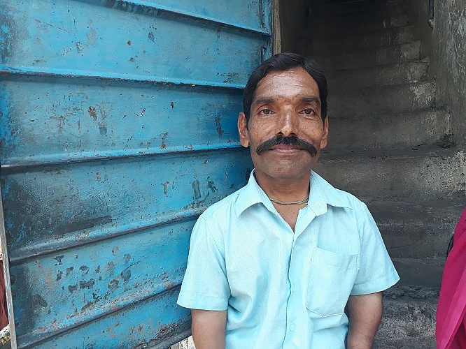  Ram Raj’s younger brother, Chandra Prakash. (Photo: The News Minute)