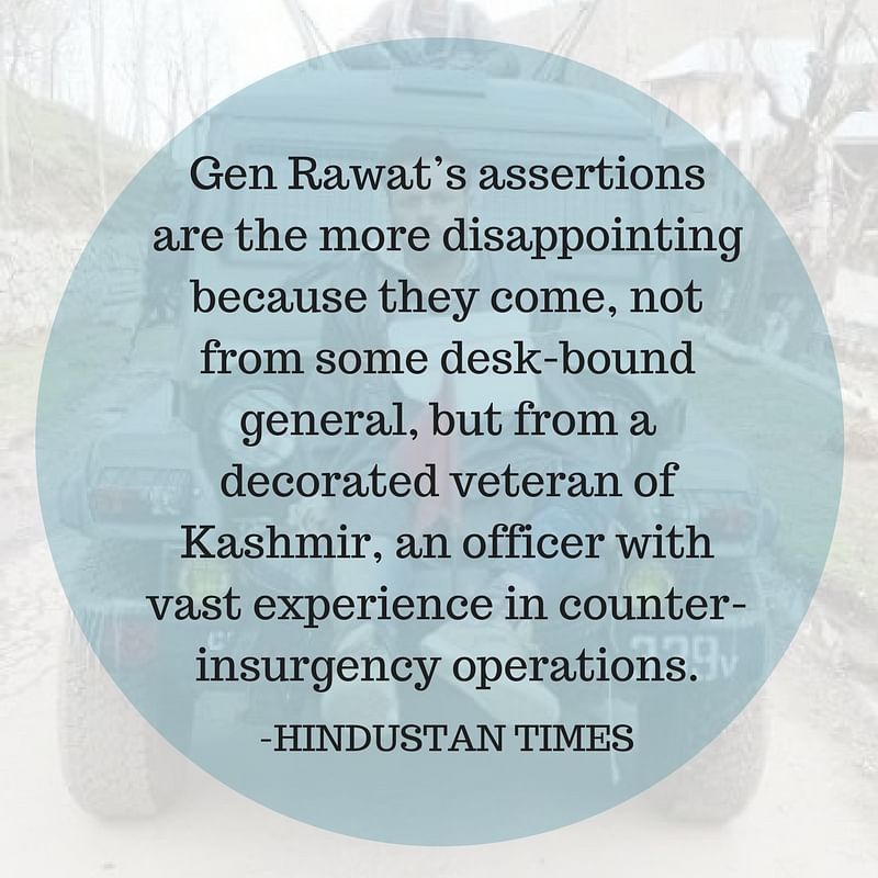 This is what the editorials of newspapers had to say on General Rawat’s “dirty proxy war” comment.