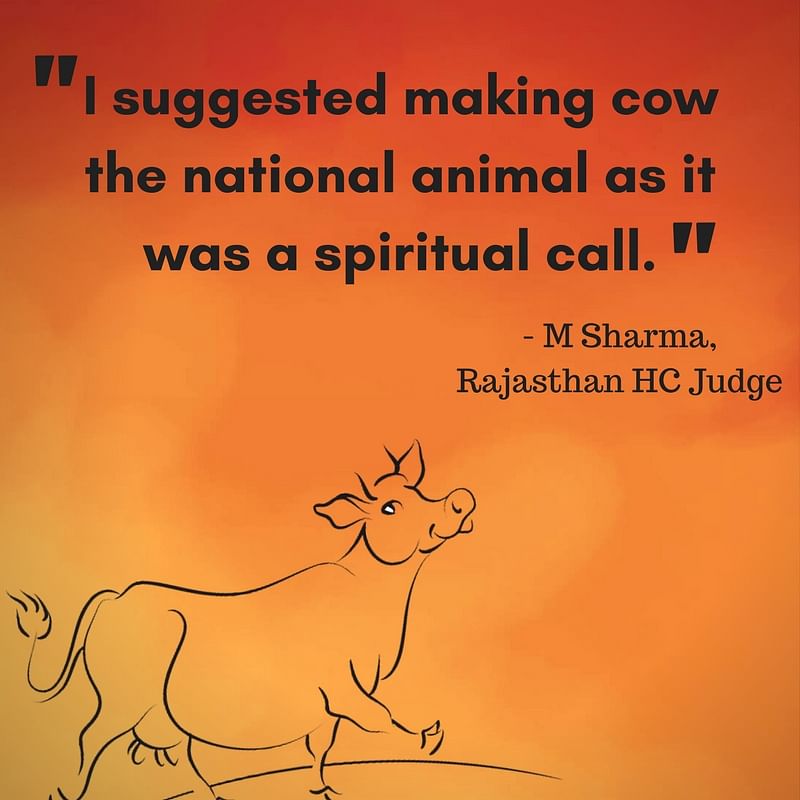 The court also recommended that the killing of cows should be punished by a life term.
