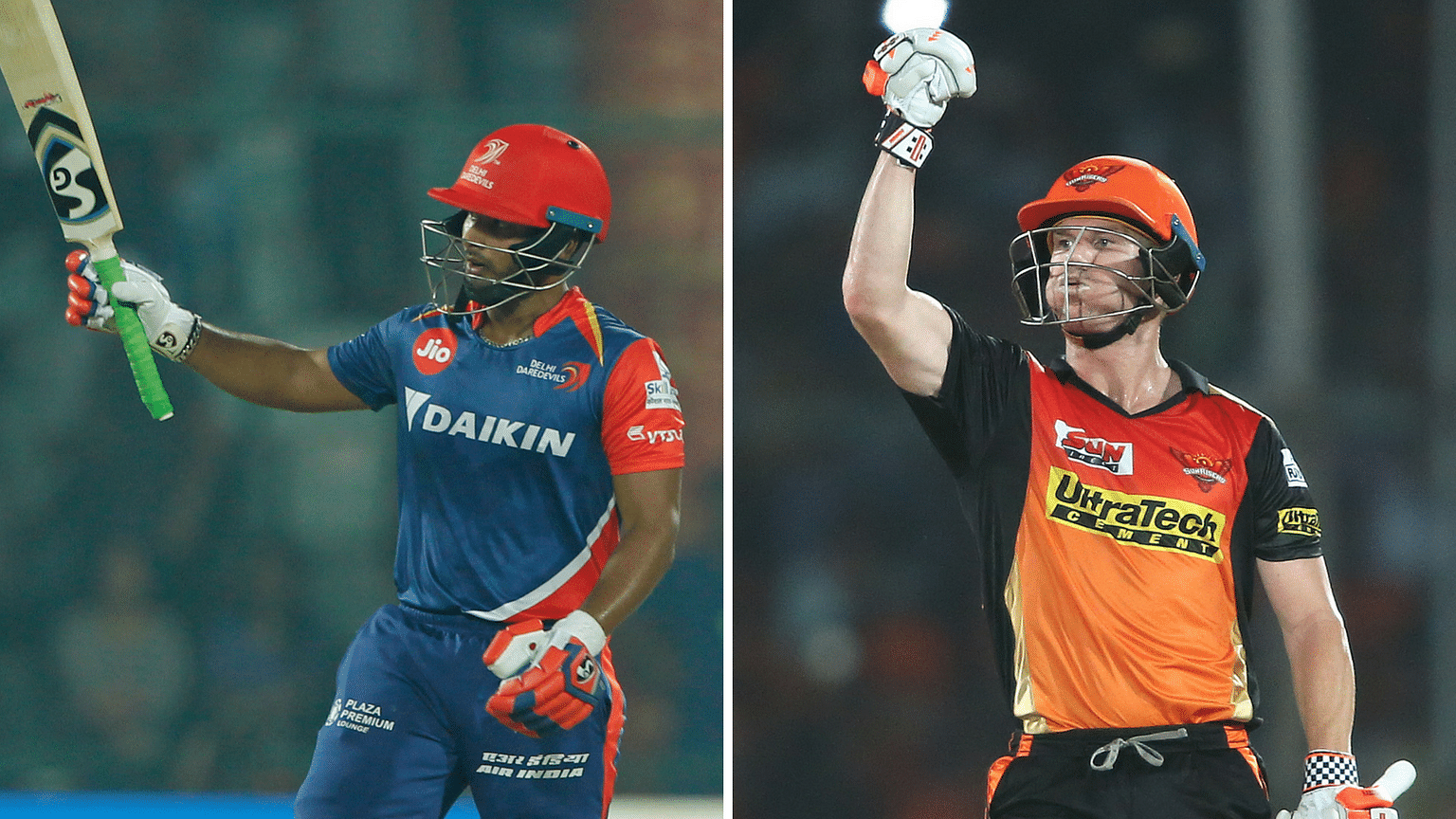Rishabh Pant and David Warner have smashed some of the most memorable innings of IPL 2017. (Photo: BCCI)