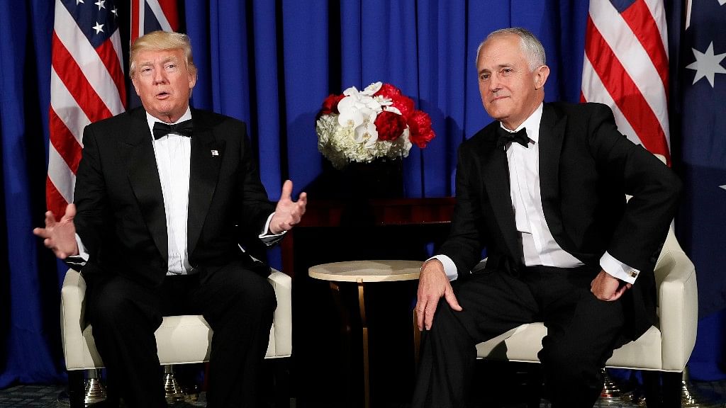 US President Donald Trump (left) and Australian PM Malcolm Turnbull (Photo: AP)