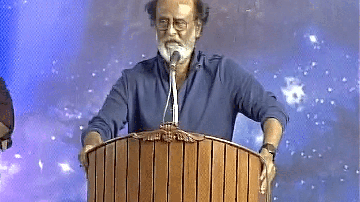 Rajnikanth on the last day of his fan-interaction session, 19 May. (Photo: ANI)