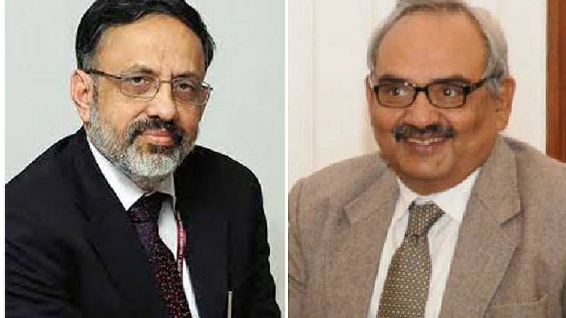Rajiv Gauba (left) and Rajiv Mehrishi (right) (Photo: ANI and PIB)