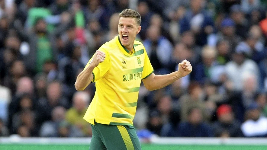 Morne Morkel celebrates after dismissing Mohammad Hafeez. (Photo: AP)