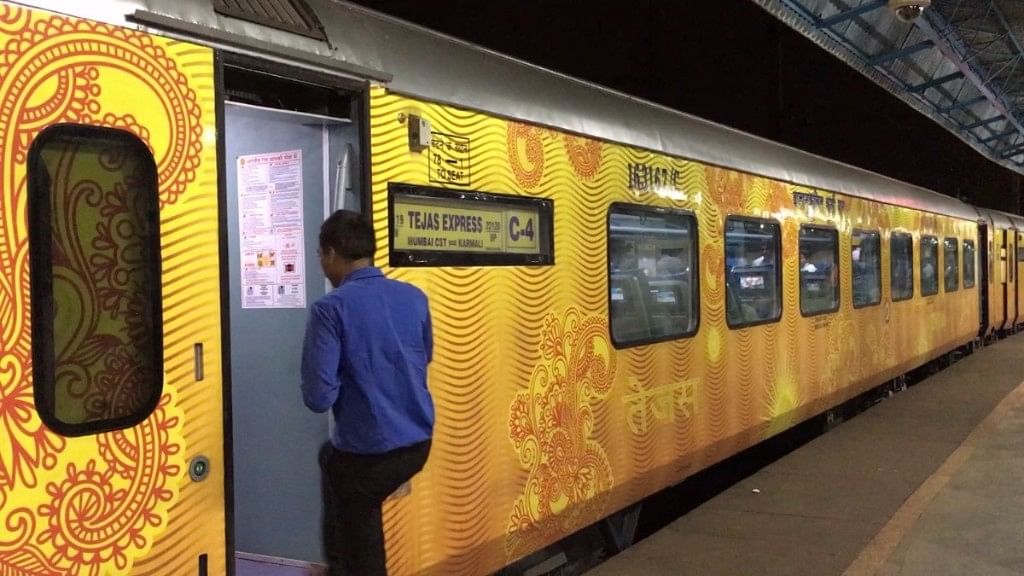 Tejas Express was flagged off by Railways Minister Suresh Prabhu on 22 May amid much excitement. (Photo: BloombergQuint)