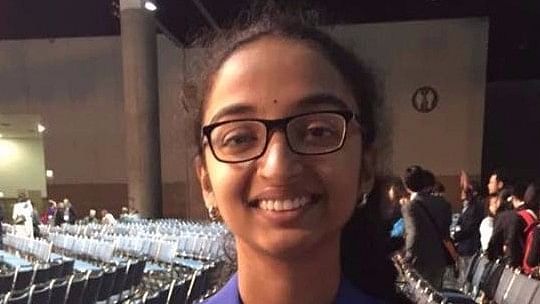 Sahithi Pingali, a Class XII student from Bengaluru. (Photo Source: Facebook/<a href="https://www.facebook.com/InventureAcademy/photos/pcb.1654904847883302/1654904197883367/?type=3&amp;theater">InventureAcademy</a>)