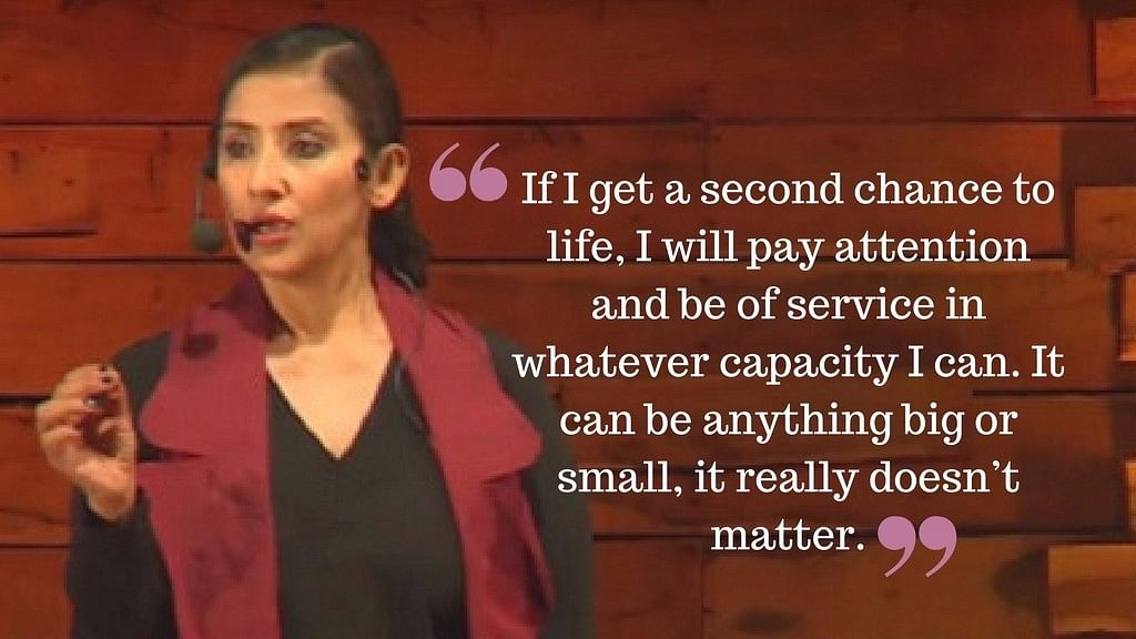 Actress Manisha Koirala speaks about the highs and lows of her life at a TEDx talk in Jaipur.
