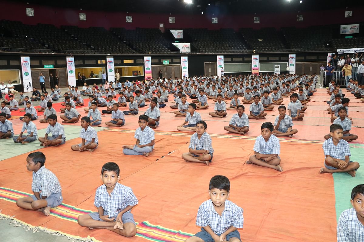 Mumbai celebrates International Yoga Day.