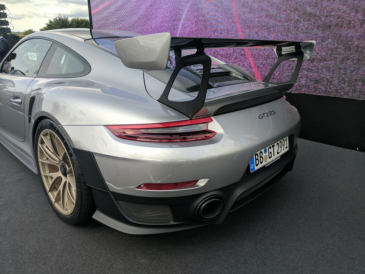 Fastest ever 911 coupe made by Porsche, the GT2 RS can go from 0-100 Km/hour in 2.8 seconds.