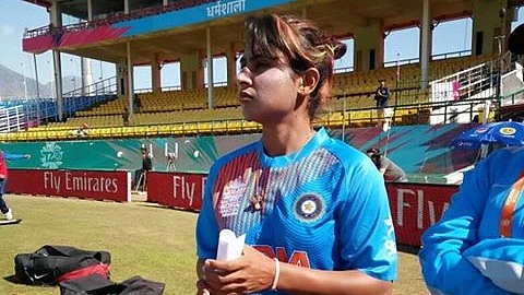 Mithali during the World T20 in 2016