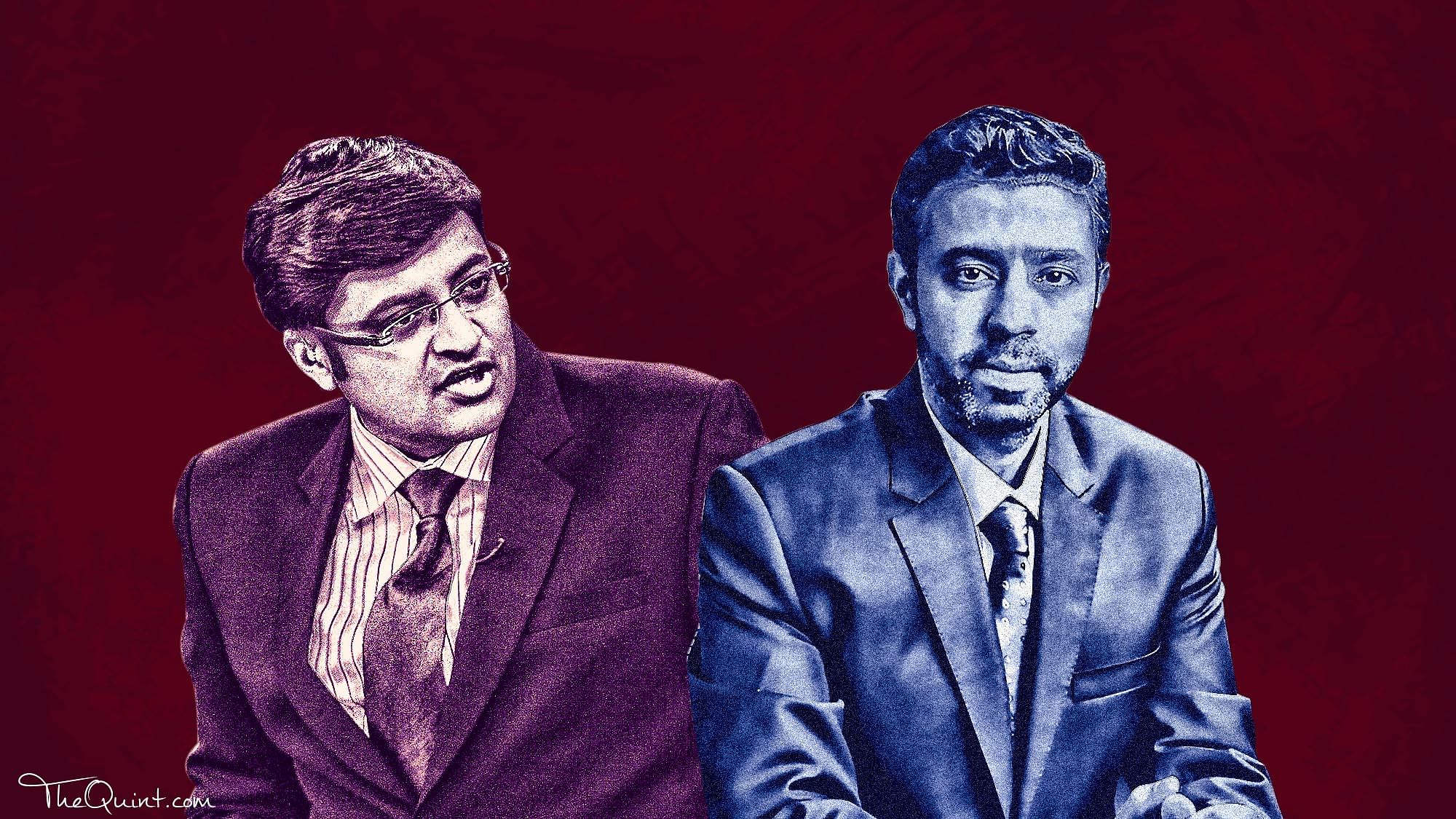 Times Now has caught up with Republic TV in the race for television ratings (Photo: Rhythum Seth/The Quint)