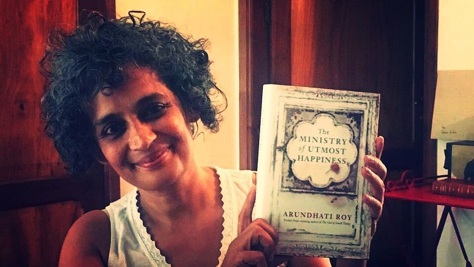 ‘The Ministry of Utmost Happiness’ is Arundhati Roy’s second book in 20 years. (Photo: Twitter/<a href="https://twitter.com/kunfaaya/status/866859981101867008">@kunfaaya</a>)