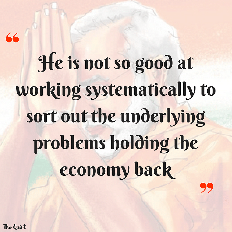 Three years on, Modi himself has become the object of a sycophantic personality cult, writes The Economist.