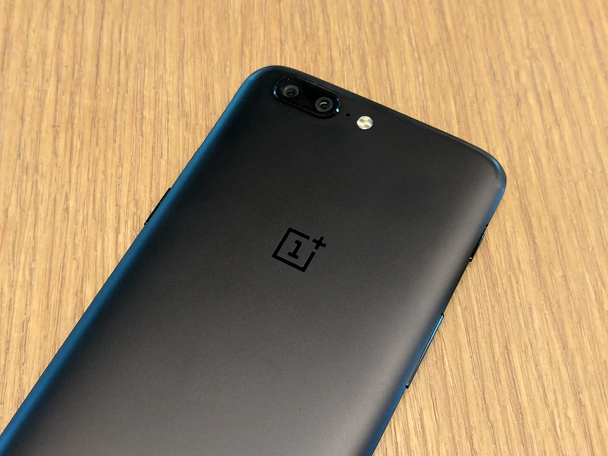 OnePlus has kept it simple at the back. 