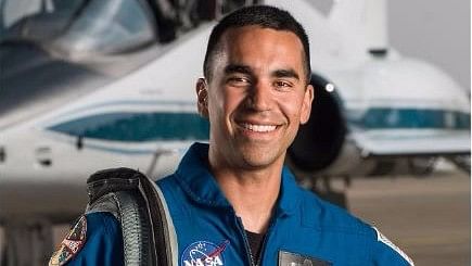 Raja ‘Grinder’ Chari is a commander of the 461st Flight Test Squadron and the director of the F-35 Integrated Test Force at Edwards Air Force Base in California. (Photo Courtesy:<a href="https://twitter.com/NASA_Astronauts/status/872525821906472960"> </a>Twitter/<a href="https://twitter.com/NASA_Astronauts/status/872525821906472960">NASA</a>)